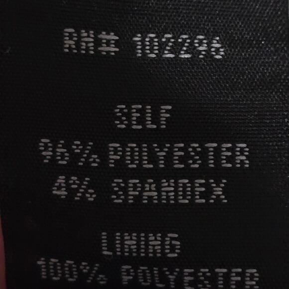 Connected Apparel Green Ivory Polka Dot Stretch Sheath Drape Neck Dress Size 10 - Picture 8 of 9